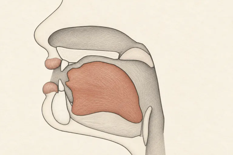 Tongue held steady at an upper-mid front position for the vowel's full length, with no upward movement.